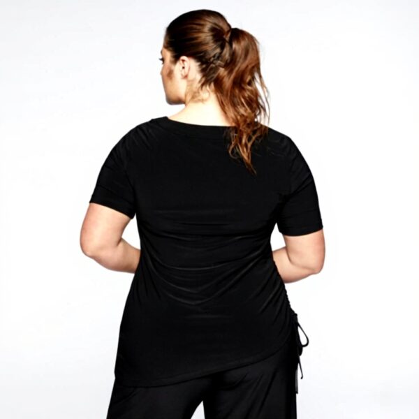 Fiorella Rubino Damen T-Shirt Tunnelzug Seite Größen