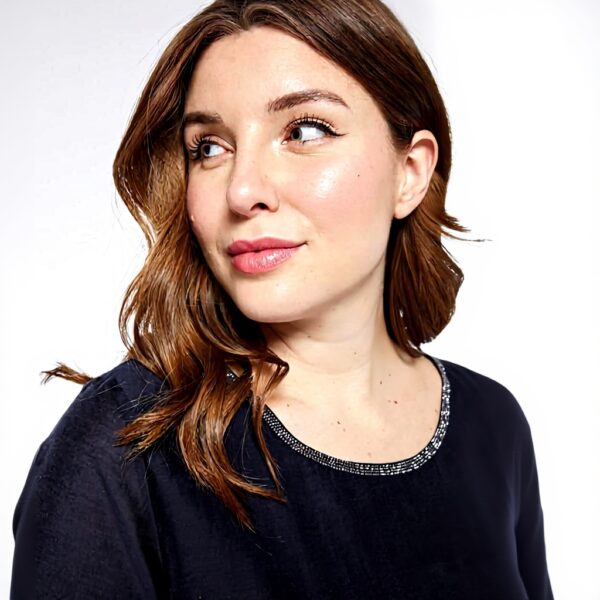 Organzabluse Fiorella Rubino Damen Curvy Size Strasssteine