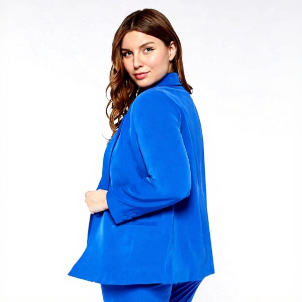 Fiorella Rubino Blazer Damen weicher Stoff Curvy Size