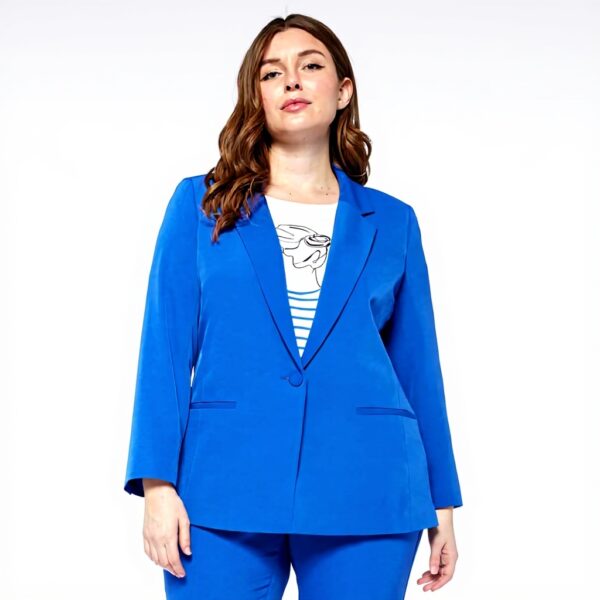 Fiorella Rubino Blazer Damen weicher Stoff Curvy Size