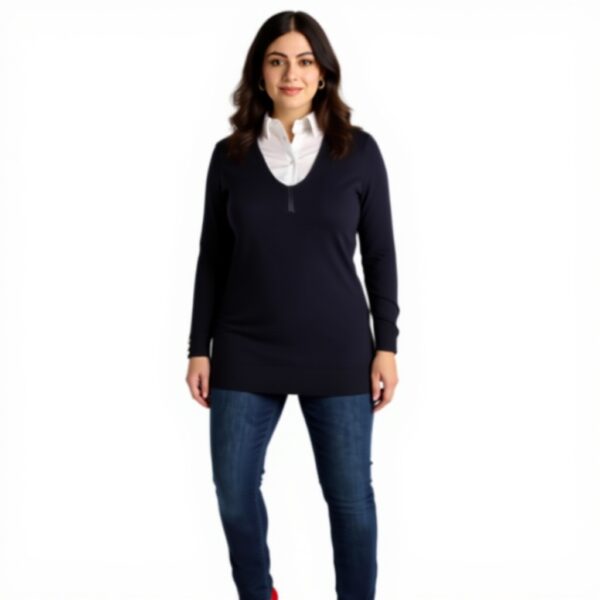 Fiorella Rubino Jeggings dunkelblau Curvy Damen Jeanshosen