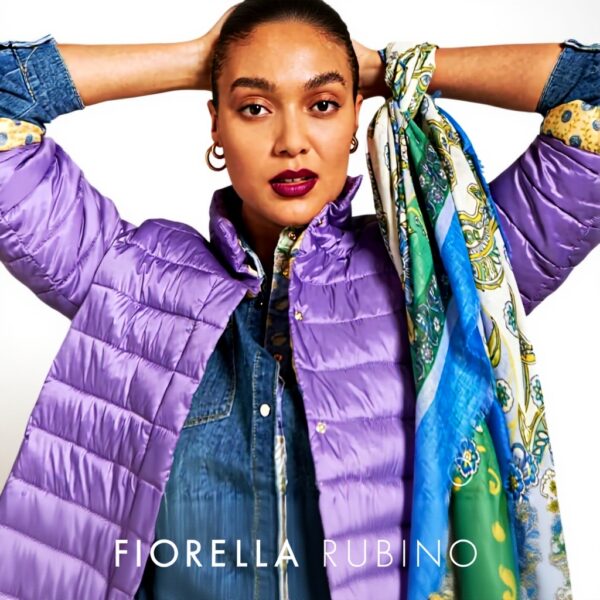 Fiorella Rubino Kurze Jacke Spitzeneffekt Curvy Size Damen