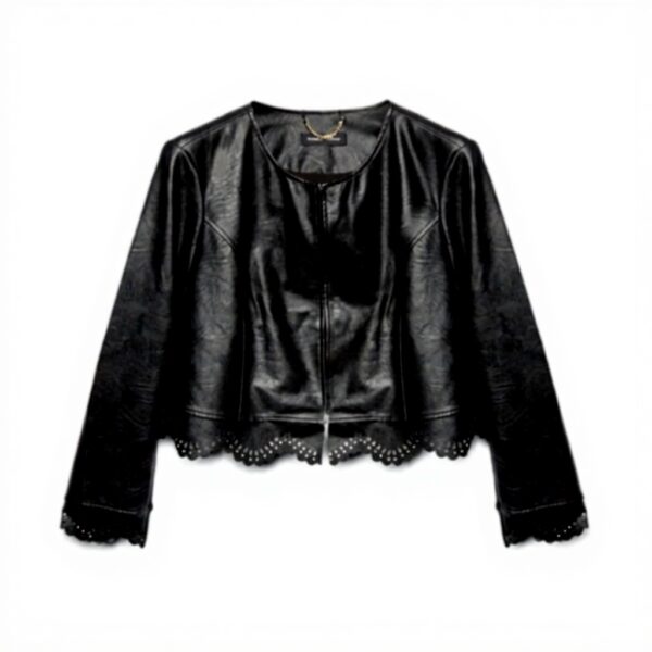 Fiorella Rubino Kurze Jacke Spitzeneffekt Curvy Size Damen