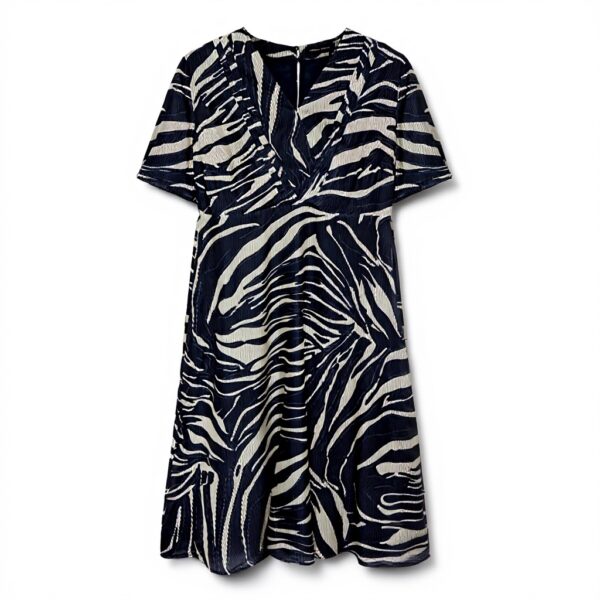 Fiorella Rubino Langdruckes Kleid Curvy Size Schwarz