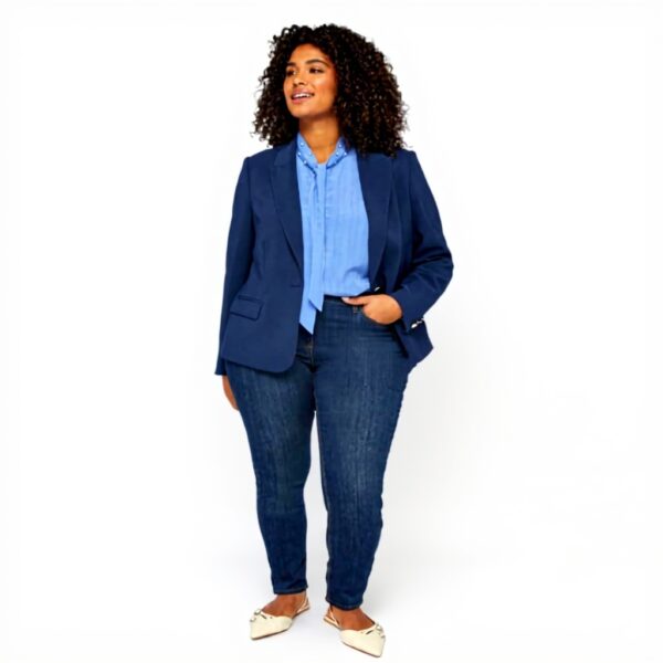 Fiorella Rubino Skinny Jeans Curvy Größen Damen Blau