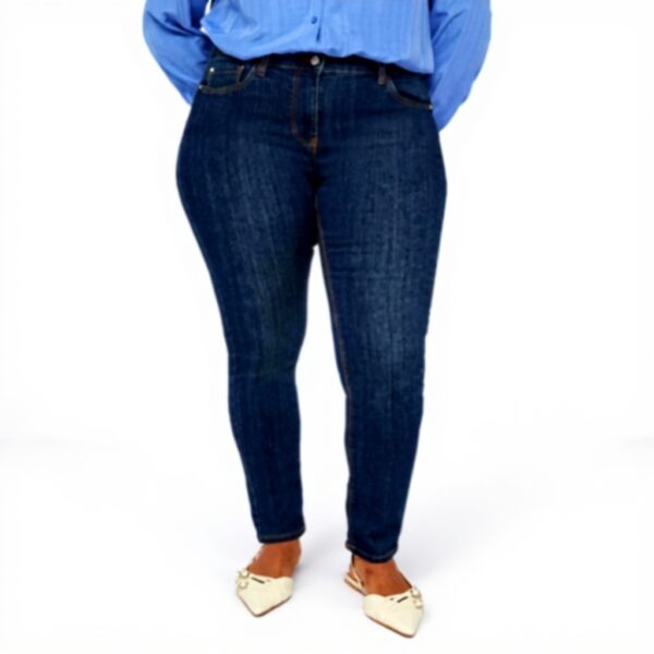 Fiorella Rubino Skinny Jeans Curvy Größen Damen Blau