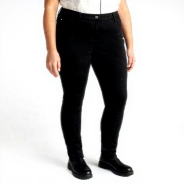 Fiorella Rubino Skinny Jeans Schwarz Curvy Größen Damen