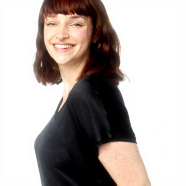 Fiorella Rubino T-Shirt Satin Jersey Damen Grau Herbst Winter