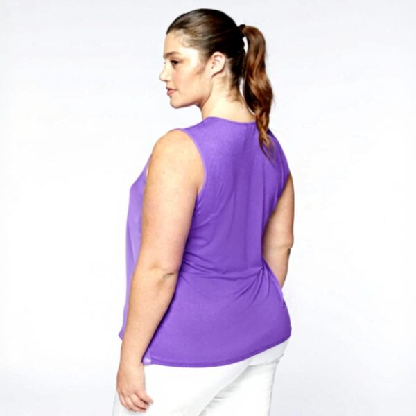 Fiorella Rubino Top Stickerei Curvy Größen Damen Sommer