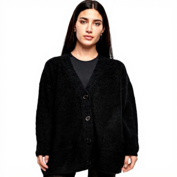 Urban Classics Damen Strickjacke Chunky Fluffy Knit Cardigan