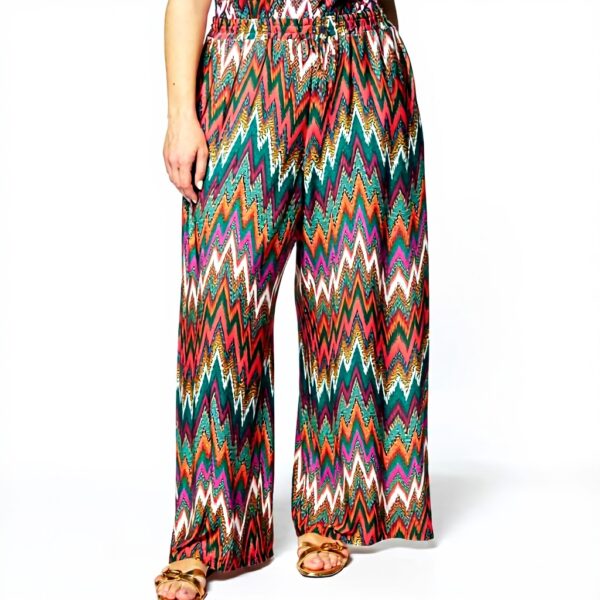 Bedruckte Strandhose Curvy Fiorella Rubino Damen Sommer