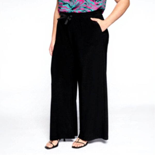 Fiorella Rubino Hose weites Bein Jersey Curvy Größen Damen