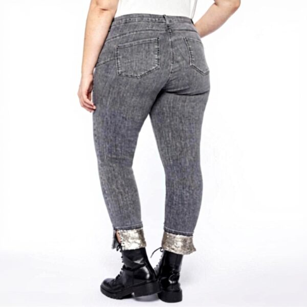 Fiorella Rubino Pailletten Jeans Curvy Size Damen