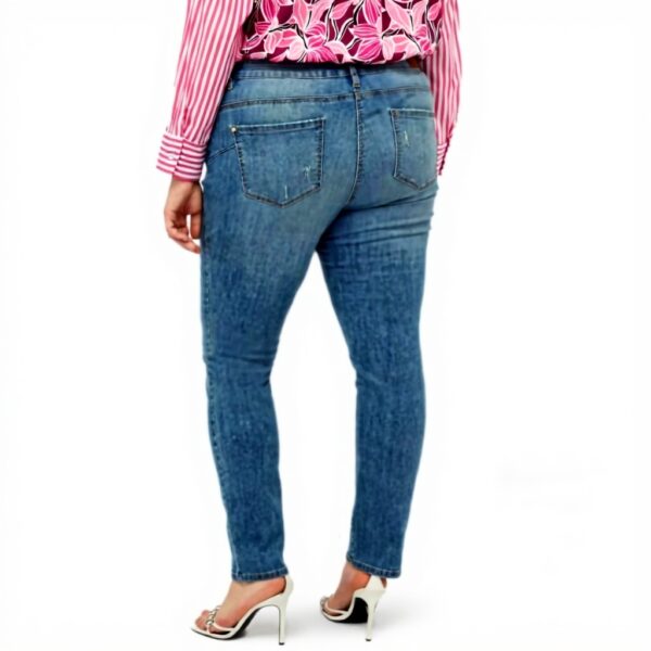 Skinny Push-up Jeans Damen Fiorella Rubino Light Blue