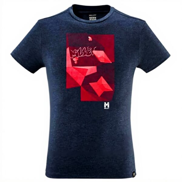 Millet Herren T-Shirt Granite Ecovero Viskose Blau