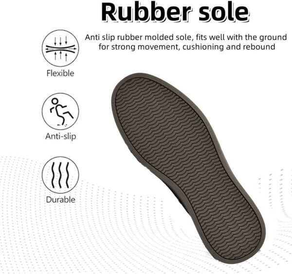 Asifn Herren Freizeitschuhe Leder atmungsaktiv bequem leicht-3