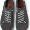 Camper Herren Sneaker Casual Leder Dunkelgrau 45 EU-3