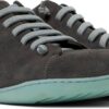 Camper Herren Sneaker Casual Leder Dunkelgrau 45 EU-4