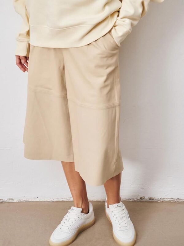 Copenhagen Sneaker Damen Weiß Creme Leder Retro Design-1