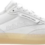 Copenhagen Sneaker Damen Weiß Creme Leder Retro Design-0