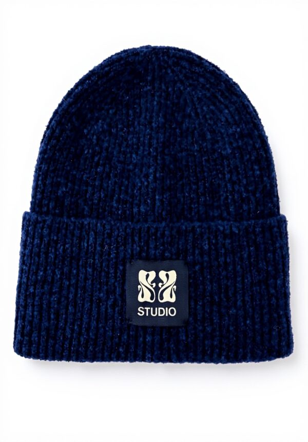 Damen Strickmütze Street One Studio weich kuschelig Badge