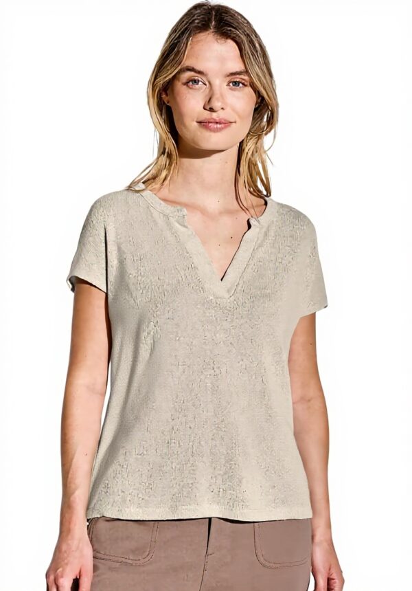 Damen Strick-Look Shirt Street One Tunika Viskose