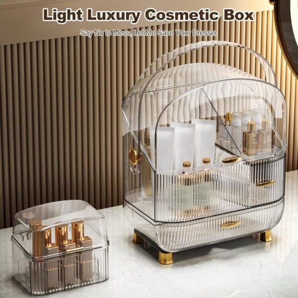 Galatée Kosmetikorganiser 180° drehbar tragbar staubdicht-1