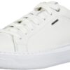 Geox Herren Sneaker U Deiven Leder Weiß Atmungsaktiv-0