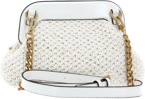 Clutch Damen GUESS Sicilia Small Frame Stroh Gold-2