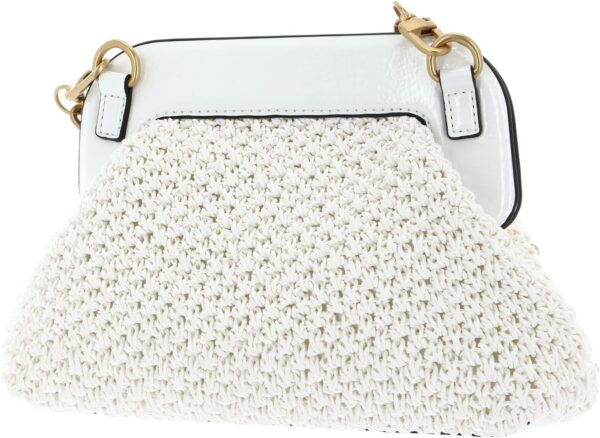 Clutch Damen GUESS Sicilia Small Frame Stroh Gold-3