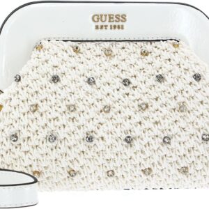 Clutch Damen GUESS Sicilia Small Frame Stroh Gold-0