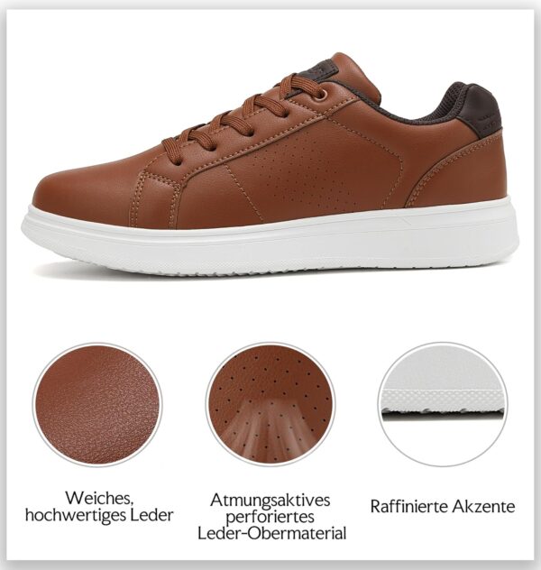 Herrenschuhe Sneaker Freizeitschuhe Bequem Kunstleder-4