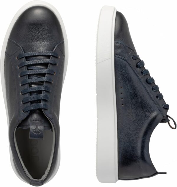 Joop Herren Sneaker Tratto Largo Dunkelblau Cognac-2