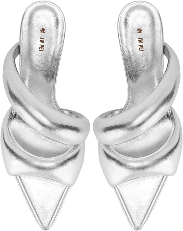 JW PEI Sara Vegan Leather Pantolette Sandals Women-3