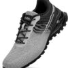 Kricely Traillaufschuhe Herren atmungsaktiv rutschfest-0