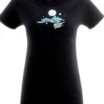 Millet Damen T-Shirt Bio-Baumwolle lockere Passform Schwarz