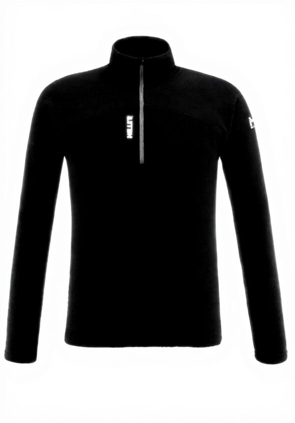 MILLET Fleecejacke Herren K Lightgrid PO M leicht Schwarz
