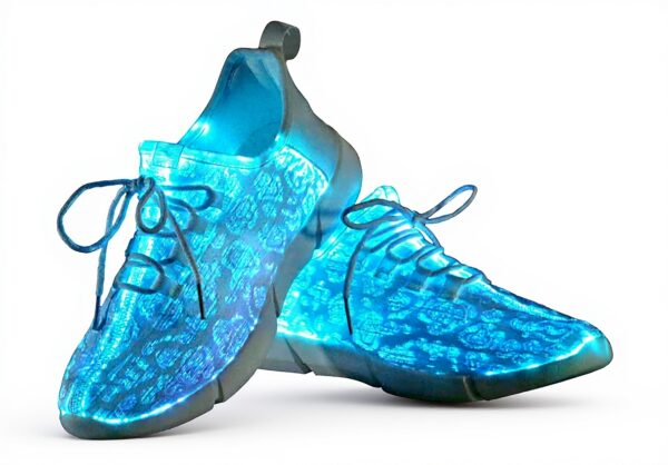 Shinmax LED Schuhe Herren Damen 11 Farben USB Aufladbar