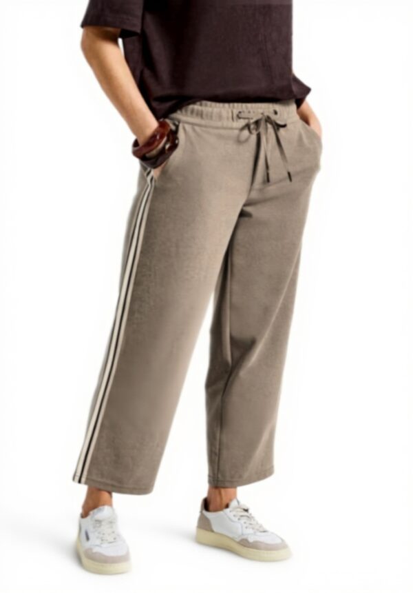 Street One Damen Strukturhose Straight Leg Casual