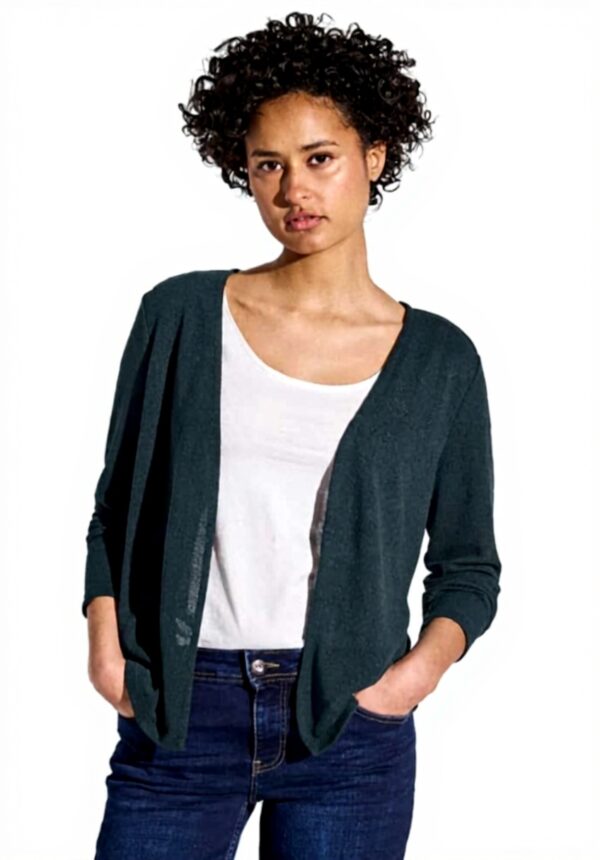 Street One Strickjacke Damen weicher Viskosemix offen