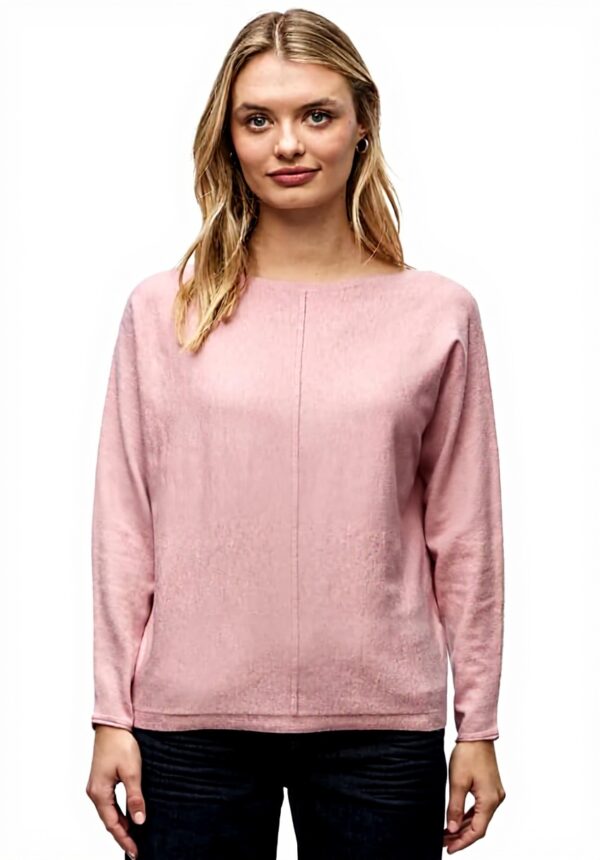 Street One Damen Basic Dolman Pullover Strick weich