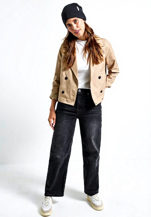 Street One Damen Beanie Strickmütze weich Baumwollmix