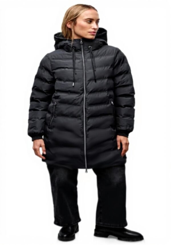 Street One Damen Jacke Steppung Kapuze Taschen