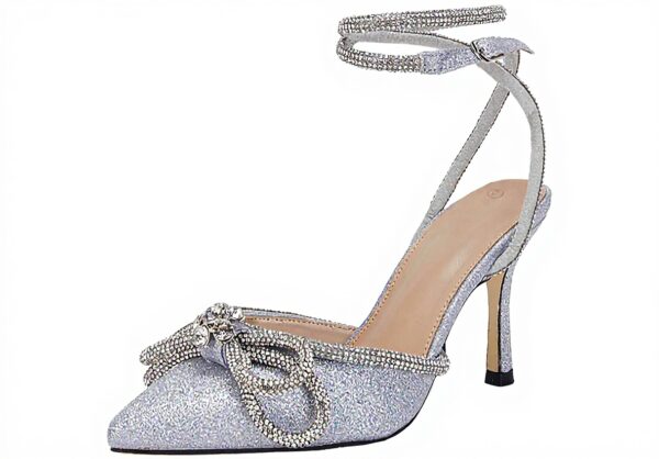 Damen Sandalen VETASTE Stiletto High Heels Kristalle