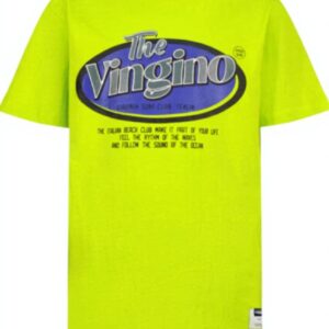 Vingino Jungen T-Shirt Neon Gelb Größe 14 Baumwolle