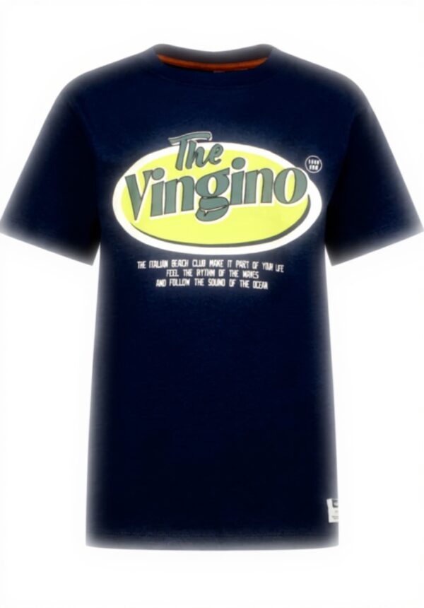 Vingino Jungen T-Shirt Grösse 16 Dunkelblau Baumwolle