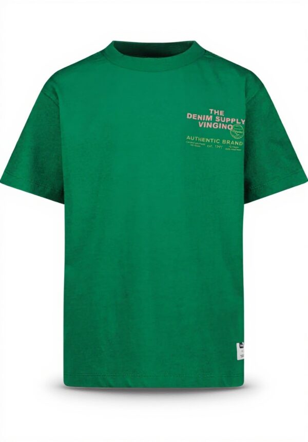 Vingino Jungen T-Shirt Fearless Green Grösse 8 Hoover
