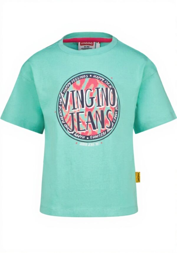Vingino Mädchen T-Shirt Hanza Tropic Mint Größe 8