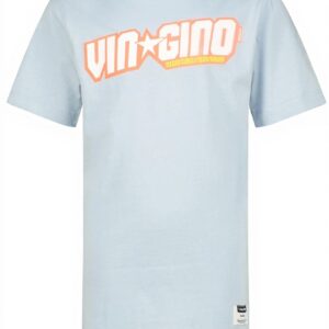 Vingino Jungen Basic Logo T-Shirt Faded Blue 6 Jahre