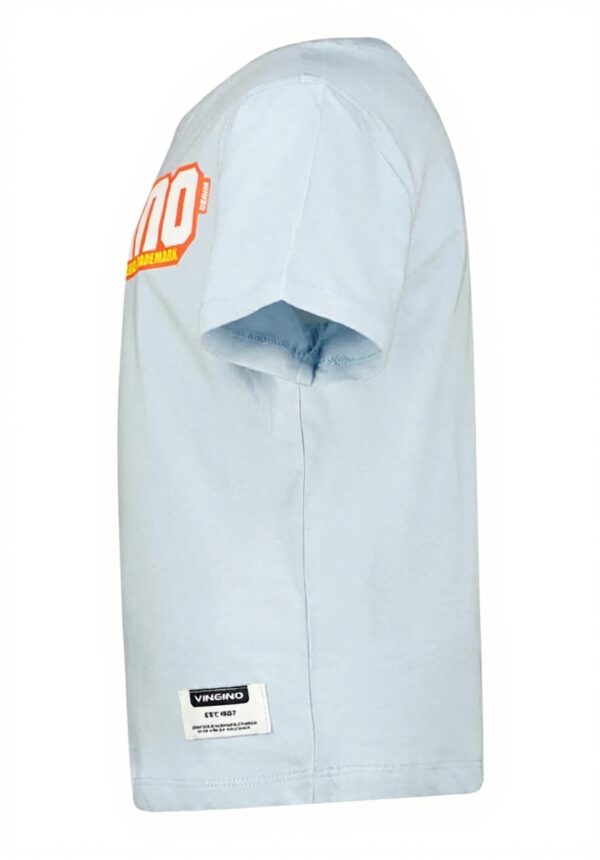 Vingino Jungen Basic Logo T-Shirt Faded Blue 6 Jahre